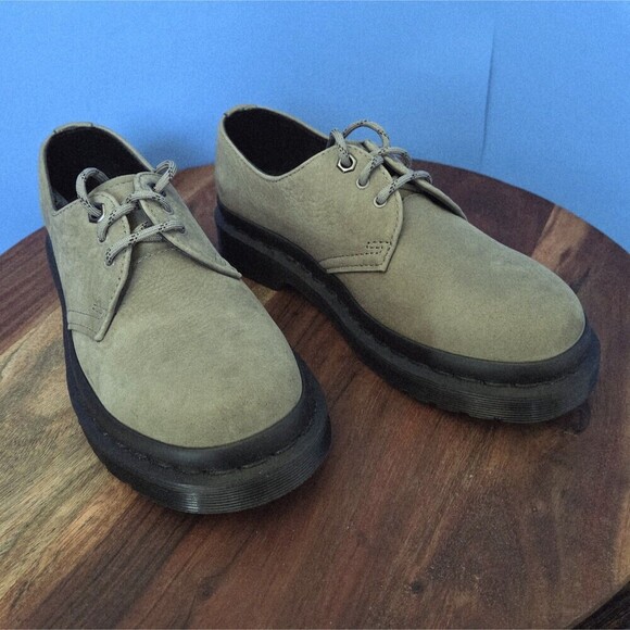 Dr. Martens Air Wair Sole Sage Nubuck Oxford 31131 Docs USM6 USL7 (EU38) - Picture 7 of 11